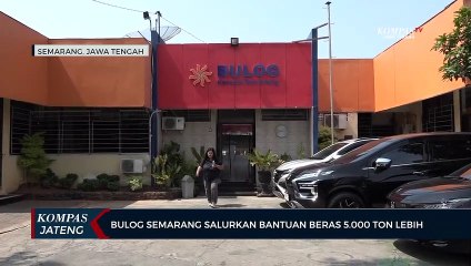 Bulog Semarang Salurkan Bantuan Beras 5.000 Ton Lebih