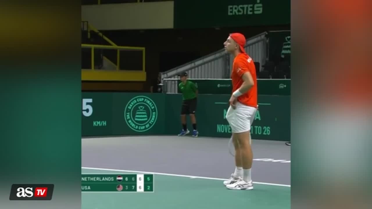 Watch: Tiafoe’s angry racket smash lead USA to Davis Cup loss