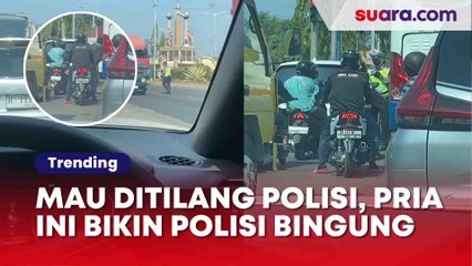 Ngakak! Cara Pria Ini Hindari Tilang Sangat Out of The Box, Warganet: Untung Ada Bus di Situ