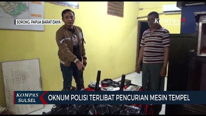 Oknum Polisi Terlibat Pencurian Mesin Tempel