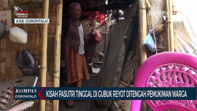 Kisah Pasutri Tinggal di Gubuk Reyot Ditengah Pemukiman Warga