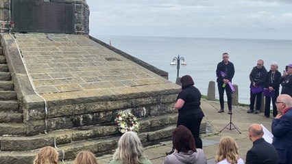 Civic ceremony organised by Aberystwyth Town Council to mark the town war memorial's centenary