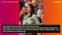 Coupe du monde de rugby : Helena Noguerra totalement déchaînée en tribunes pour soutenir Fabien Galthié et le XV de France