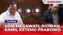 Ridwan Kamil Temui Prabowo Sehabis Diundang Megawati