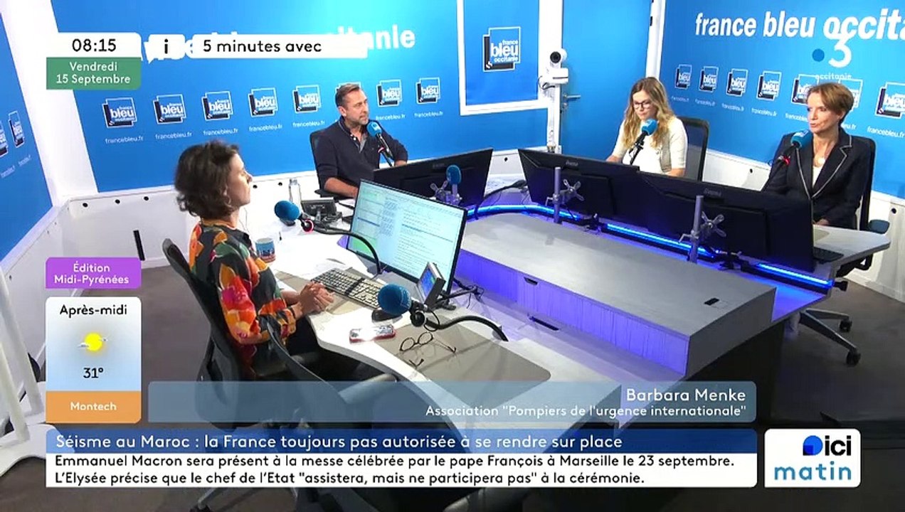 Barbara Menke chargée de communication pour l'association Pompiers de l'urgence internationale