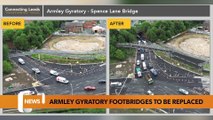 Leeds headlines 15 September: Armley Gyratory footbridges to be replaced