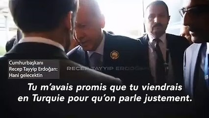 Erdoğan ile Macron arasında ilginç diyalog
