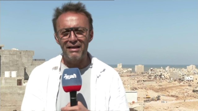 العربية تنقل صورا مباشرة من مدينة درنة المدمرة