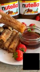 How to make Nutella French Toast Roll Ups!