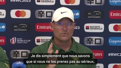 Afrique du Sud - Nienaber refuse de prendre à la légère la Roumanie