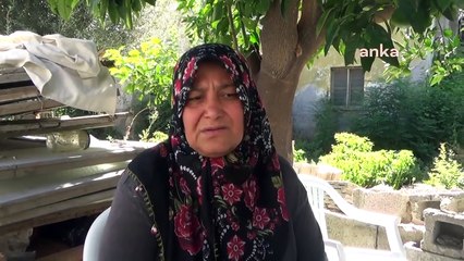 Depremde evi yıkılan engelli kadın çaresiz kaldı