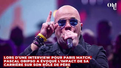 Pascal Obispo fait de rares confidences sur son rôle de père : "j'étais pris par le métier"