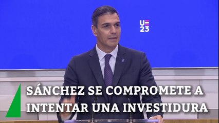 Sánchez se compromete a intentar una investidura "con un proyecto conciliador y coherente con la Constitución"