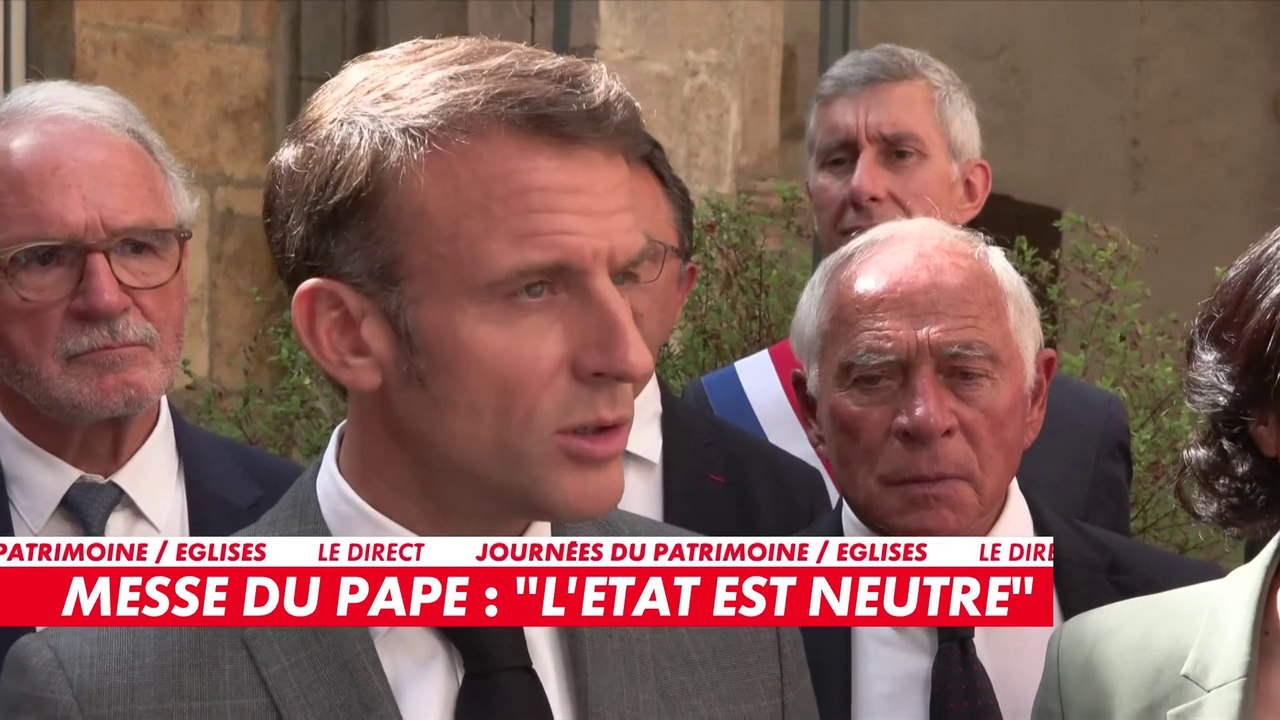 Emmanuel Macron : «Je n'irai pas en tant que catholique, mais en tant que président de la République française, qui est en effet laïque»