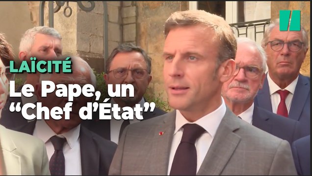 Macron justifie sa présence à la Messe du Pape François à Marseille