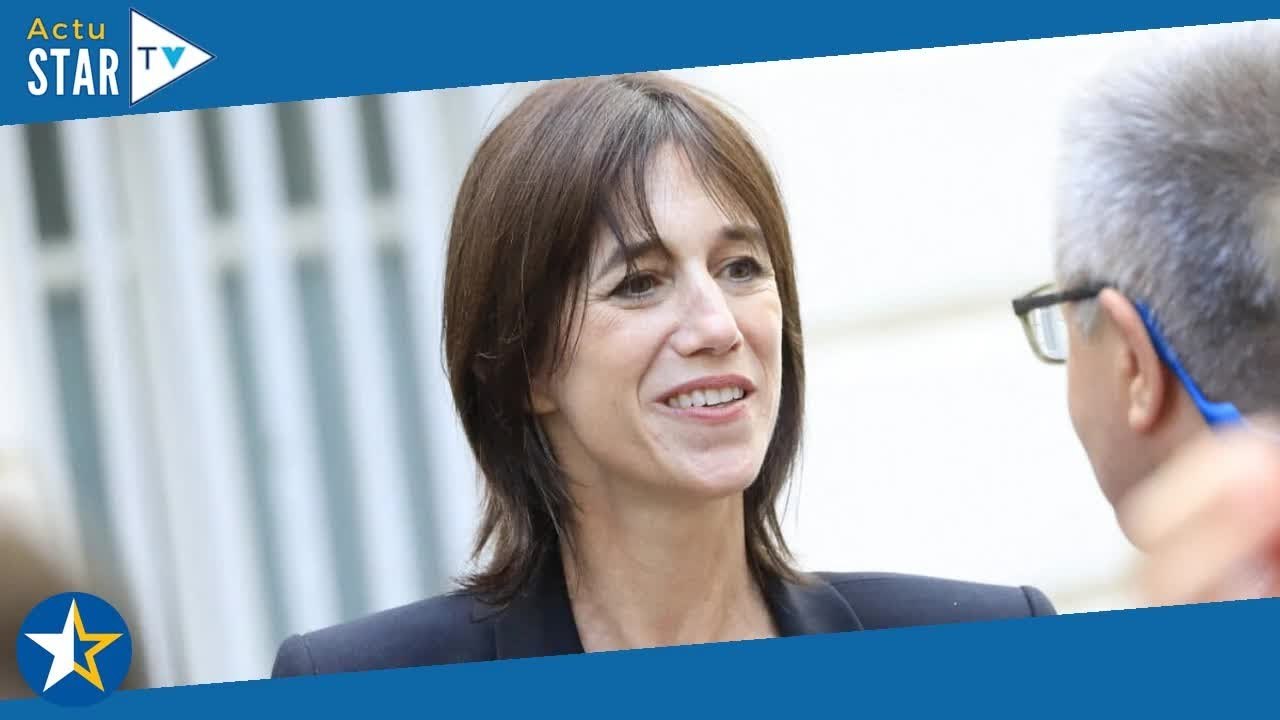 Charlotte Gainsbourg et Yvan Attal  Ce déjeuner...
