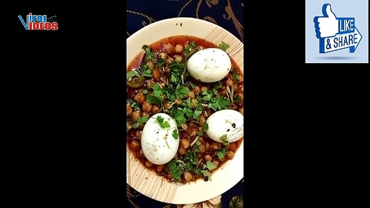 Anda Cholay Easy Recipe | Anda Chana | Egg Chickpeas Curry
