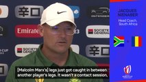 Nienaber confirms that South Africa's Malcolm Marx is out of the World Cup