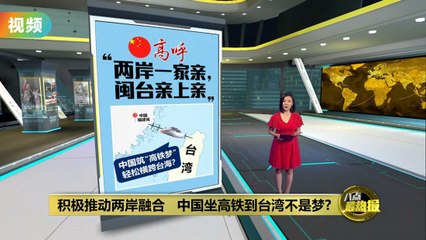 中国提议建闽台高铁，推动两岸高速连接🚄