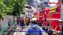 Pabrik Sendal di Kapuk Muara Hangus Terbakar, Warga Mengaku Dengar Ledakan
