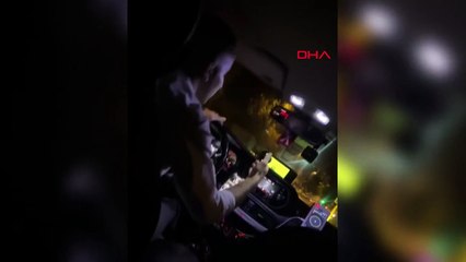 Kağıthane'de Takside Tehdit ve Taciz Olayı