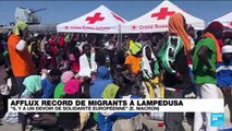 7 000 migrants à Lampedusa : le centre d'accueil débordé