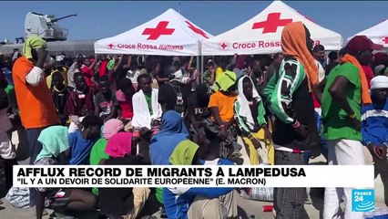 7 000 migrants à Lampedusa : le centre d'accueil débordé