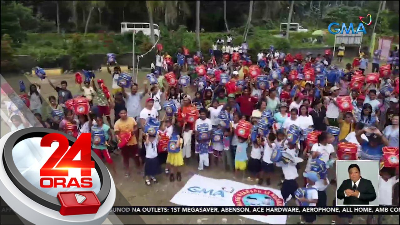 2,400 na mag-aaral sa Oriental Mindoro, binigyan ng kumpletong gamit pang-eskwela ng GMA Kapuso Foundation | 24 Oras