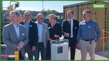 Inauguration de la ligne de chemin de fer qui relie le pôle logistique de Duferco à Houdeng au port d'Anvers