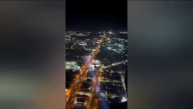 Vídeo feito do helicóptero da PM mostra perseguição a suspeitos de assalto