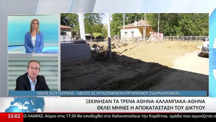 Μέλος του Δ.Σ. Εργαζομένων Οργανισμού Σιδηροδρόμων, Νίκος Κιουτσούκης στο STAR