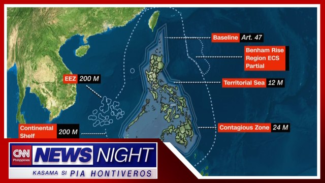 Paglalabas ng bagong mapa ng Pilipinas suportado ng AFP, mga eksperto | News Night