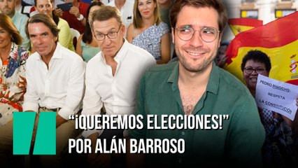 "¡Queremos elecciones!" Por Alán Barroso