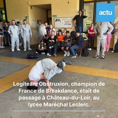 Les champions de France de Breakdance sont à Château-du-Loir.
