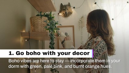 Dorm Decorating Tips To Save For The Fall