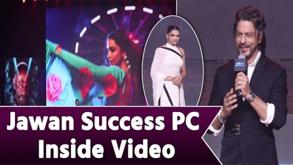 Shah Rukh Khan, Deepika Padukone at the Press Conference of Jawan Sucess | FilmiBeat