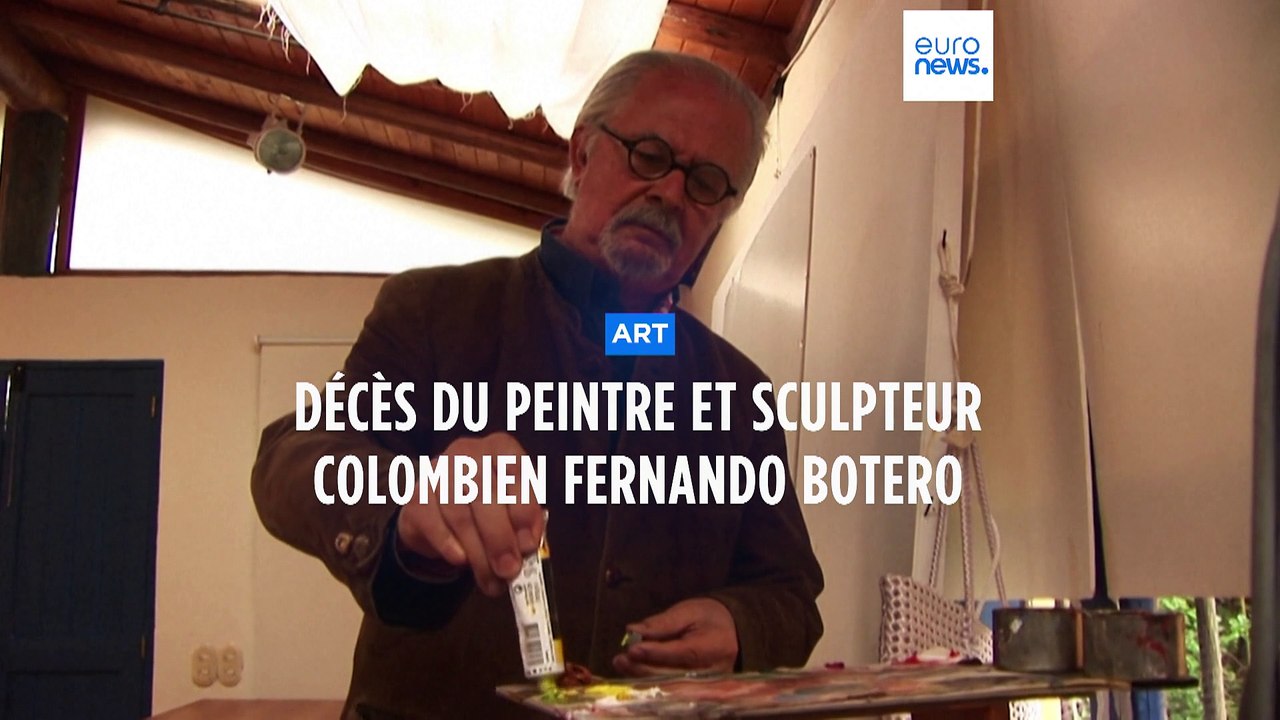 Le peintre et sculpteur colombien Fernando Botero est décédé à l'âge de 91 ans