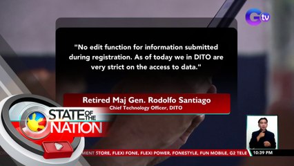 DITO Telecommunity,Nagbigay na rin ng pahayag kaugnay sa pre-registered sim cards | SONA