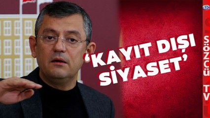 Özgür Özel'den Gündemi Sarsacak Açıklama! 'CHP'nin Kayıt Dışı Siyasete Teslim Olmasını...'