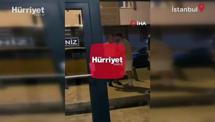 Kağıthane’de tehditler savuran taksici, yolcunun sevgilisine de kafa attı