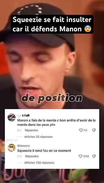 SQUEEZIE SE FAIT INSULTER POUR AVOIR DEFENDU MANON LANZA SUITE A L’ACCIDENT AVEC MAXIME LORS DU GP EXPLORER 2 !