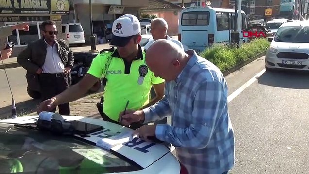 Rize'de Drone ile Kırmızı Işık Denetimi: 951 Lira Cezai İşlem Uygulandı