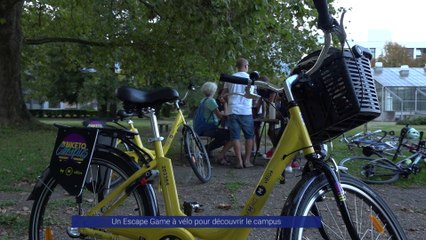 Reportage - Un escape game à vélo pour découvrir le campus - Reportages - TéléGrenoble