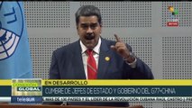 Maduro: El G77 debe impulsar una iniciativa para que cesen las medidas coercitivas unilaterales contra los pueblos del mundo