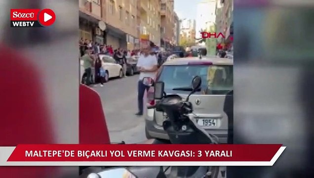 Maltepe'de yol verme tartışması kanlı bitti