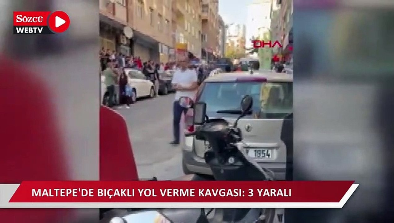 Maltepe'de yol verme tartışması kanlı bitti