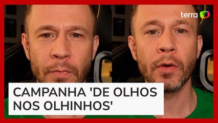 Tiago Leifert lança campanha para alertar sobre câncer raro em crianças