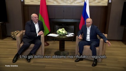 Ucraina, Putin "Non abbiamo mai rifiutato i negoziati"