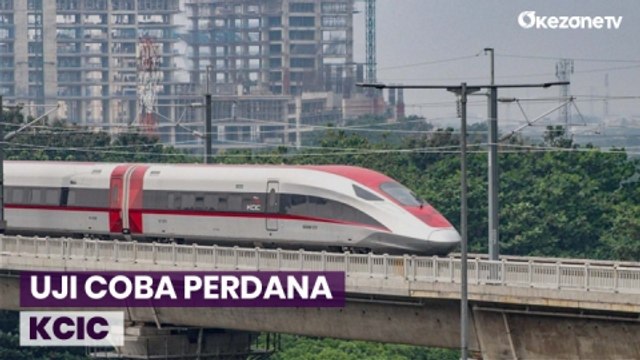 Uji Coba Operasional Perdana KCIC dengan Penumpang, Kecepatan Tembus 351Km/ Jam