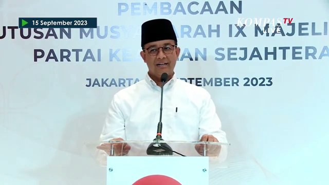 Anies Baswedan soal PKS Dukung Cak Imin dan Tetap di Koalisi Perubahan